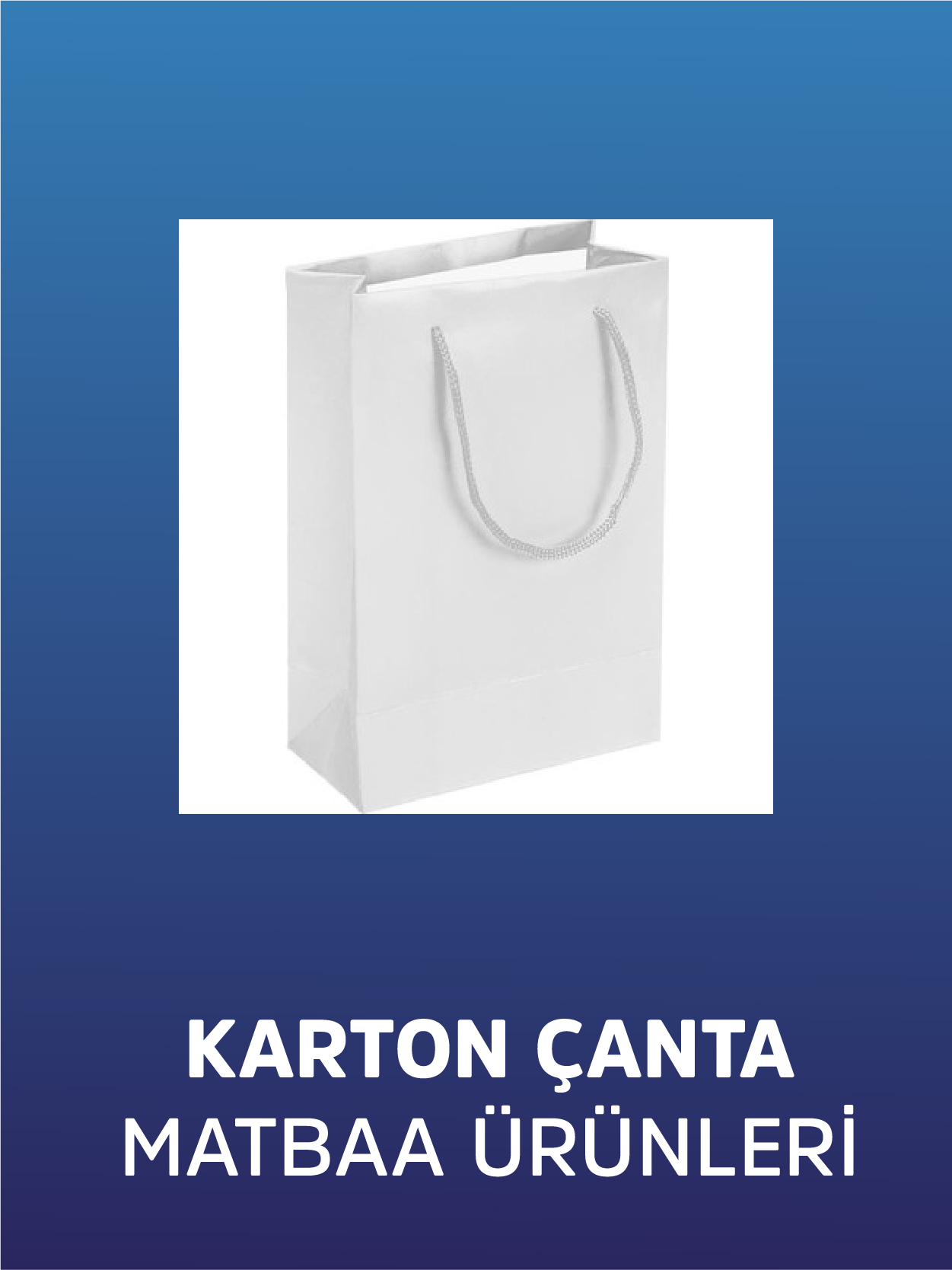 Logolu Karton Çanta Ambalaj